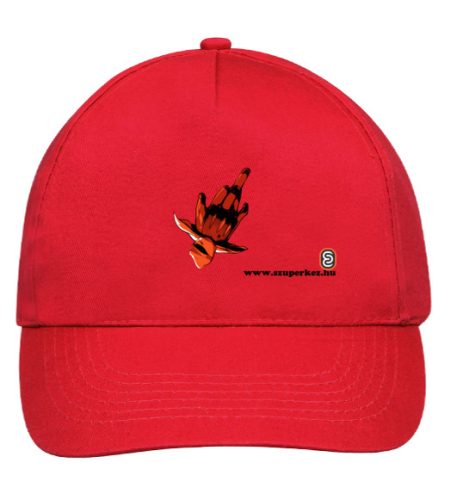 Szuperkéz Baseball sapka piros